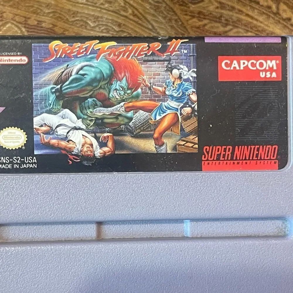 Street Fighter II from Capcom for Super Nintendo!